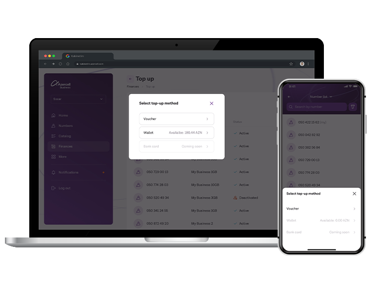 Top-up your balance quickly and securely