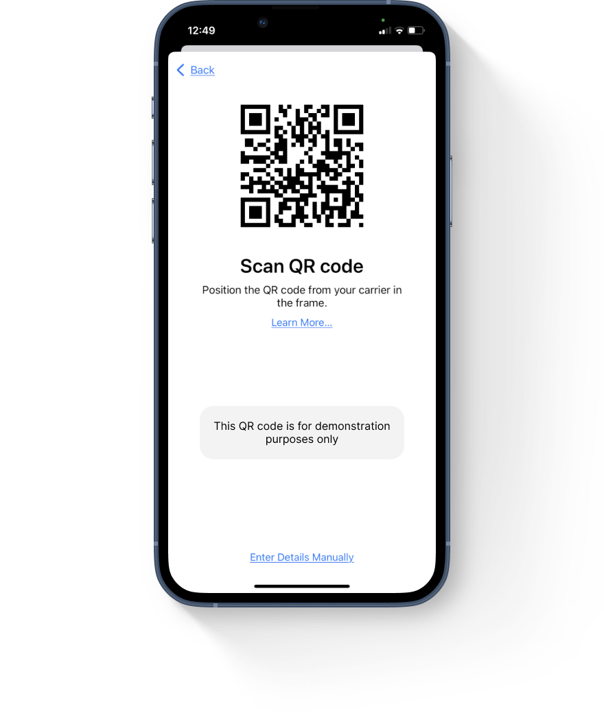 QR kodu oxut