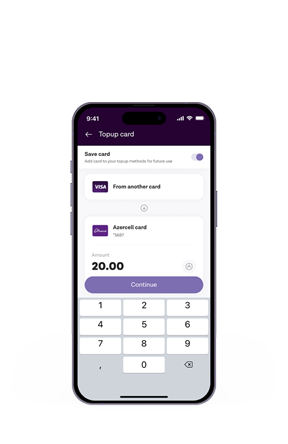 Top-up your balance