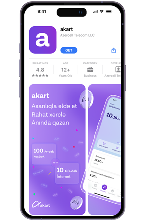 1. “akart” tətbiqini yüklə