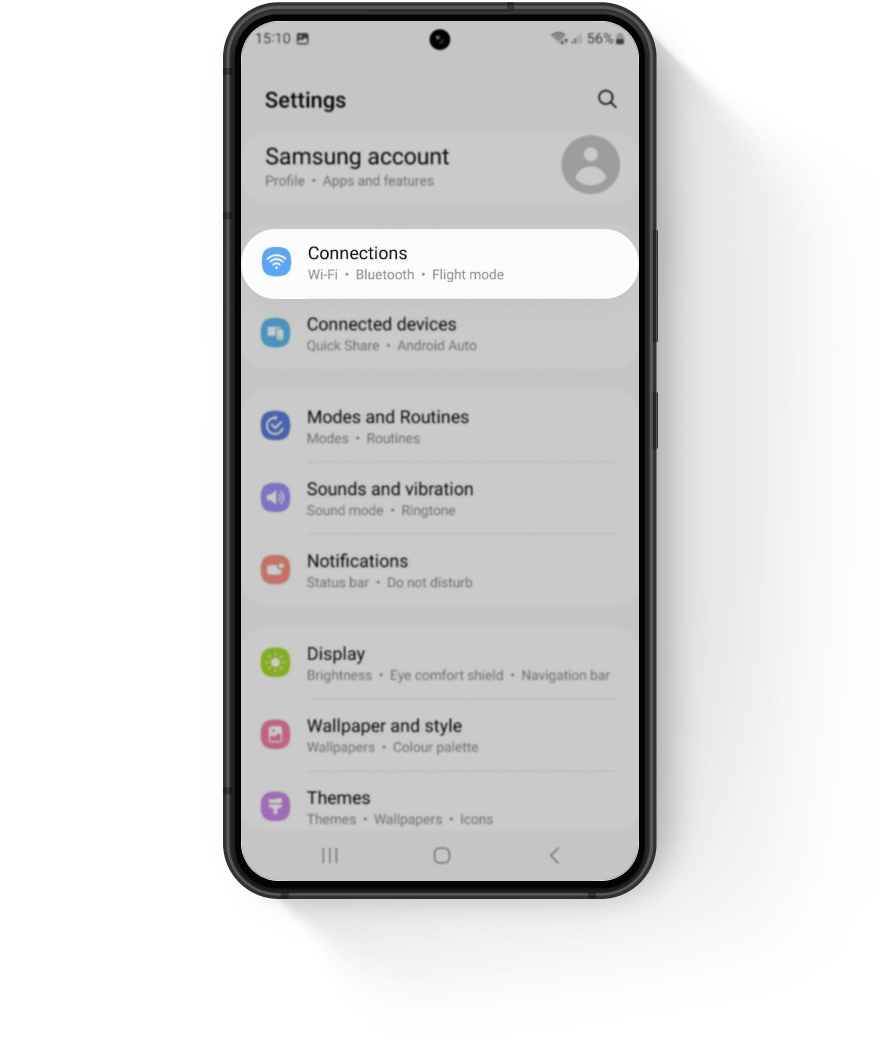 Select “Connections”
