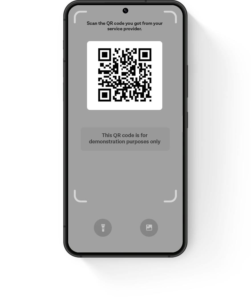 Scan the QR code