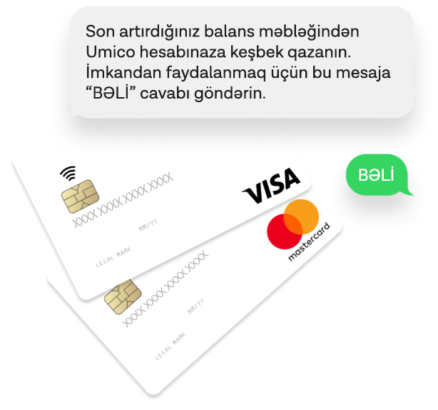 Azercell nömrənin balansını artırdıqda Umico-dan keşbek qazan